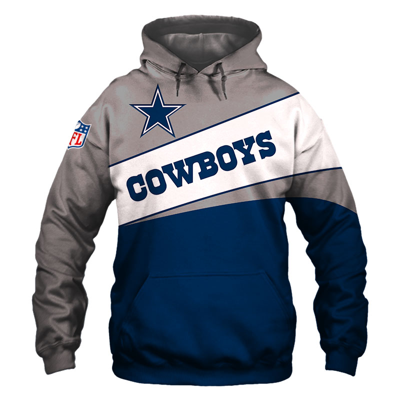 Dallas Cowboys Zip Hoodie Gift 3D - Pullover Hoodie For Fans With All Over Print Hoodie Printful