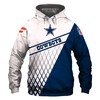 Dallas Cowboys Zip Up Hoodie No 1 3D - Gifts For Fans With 3D Printed Hoodies 