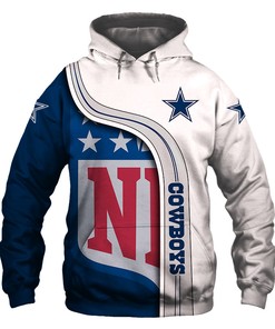 Dallas Cowboys Zipper Hoodie 3D Football - Men'S Gift With 3D Graphic Hoodies