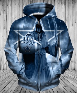Dallas Mavericks 3D Zip Hoodie - Gifts For Fans With Custom 3D Hoodies