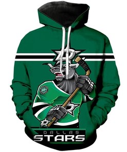 Dallas Stars Hoodie 3D Mascot Printed Hoodie For Fans