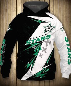 Dallas Stars Ultra-Cool 3D Long Sleeve - Gifts For Fans With 3D Graphic Hoodies