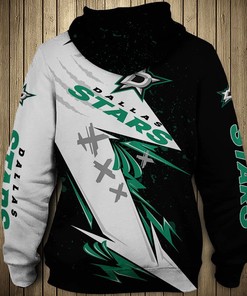 Dallas Stars Ultra-Cool 3D Long Sleeve - Gifts For Fans With 3D Graphic Hoodies