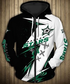 Dallas Stars Ultra-Cool 3D Long Sleeve - Gifts For Fans With 3D Graphic Hoodies 