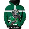 Dallas Stars Zip Hoodie 3D - Gifts For Fans With All Over Print Zip Up Hoodie Men