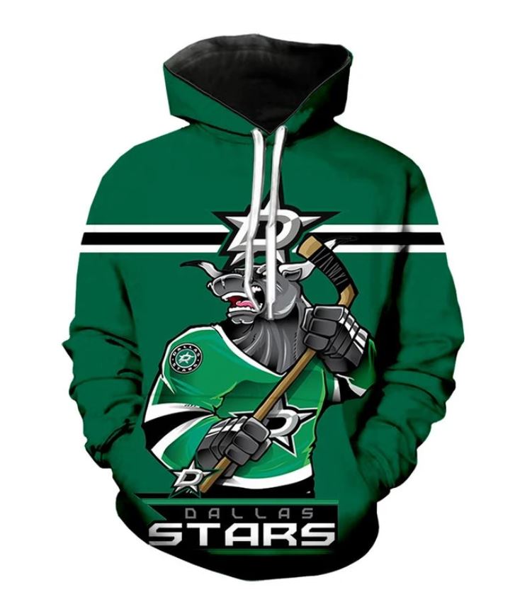 Dallas Stars Zip Hoodie 3D - Gifts For Fans With All Over Print Zip Up Hoodie Men