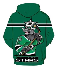 Dallas Stars Zip Hoodie 3D - Gifts For Fans With All Over Print Zip Up Hoodie Men