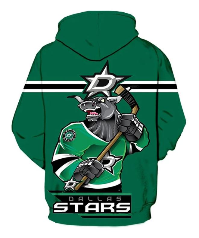 Dallas Stars Zip Hoodie 3D - Gifts For Fans With All Over Print Zip Up Hoodie Men