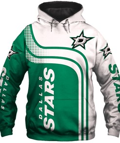 Dallas Stars Zipper Hoodie Custom 3D All Over Print Hoodie Gift