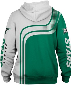 Dallas Stars Zipper Hoodie Custom 3D All Over Print Hoodie Gift