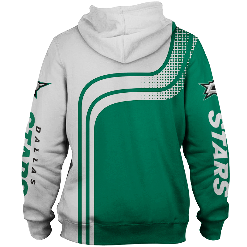 Dallas Stars Zipper Hoodie Custom 3D All Over Print Hoodie Gift