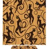 Dancing Leopard And Jaguar Female Print Shower Curtain Fabric For Boho Bathroom
