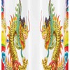 Dangerous Fantastic Creature Dragon Shower Curtain Stable