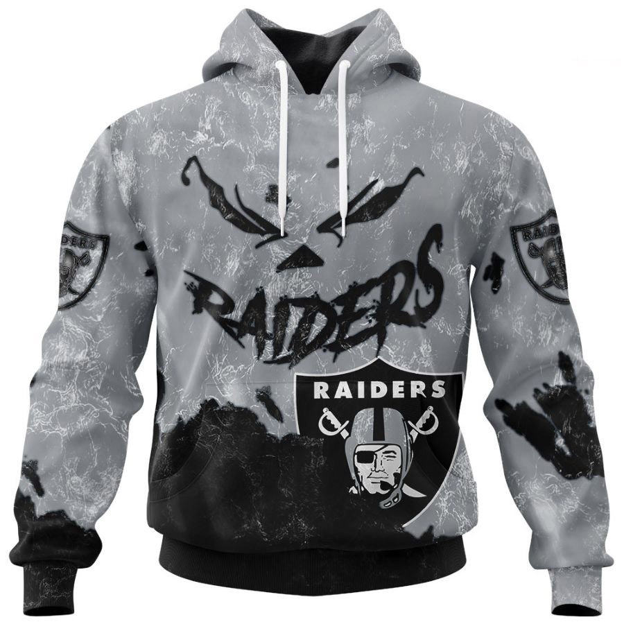 Dare To Be Different With This Las Vegas Raiders 3D Devil Eyes Hoodie Gift For Fans