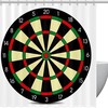 Darts Game Theme Shower Curtain For Home Decor