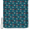 Dead Pirate Skull and Crossbones Shower Curtain - Pirates Bathroom Decor