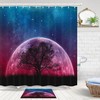 Dead Tree Moon and Starry Sky Vintage Shower Curtain