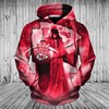 Deadly Style Meets Team Spirit In This Kansas City Chiefs 3D Death Skull Hoodie Gift For Fans