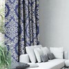 Decorate Your Windows With This Floral Ornament Geometric Fabric Curtain Panel 