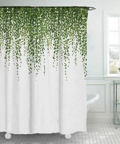 Decorative Botanical Shower Curtain: Add A Little Charm To Your Bathroom