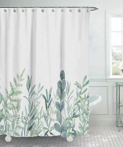 Decorative Botanical Shower Curtain: Add A Little Charm To Your Bathroom