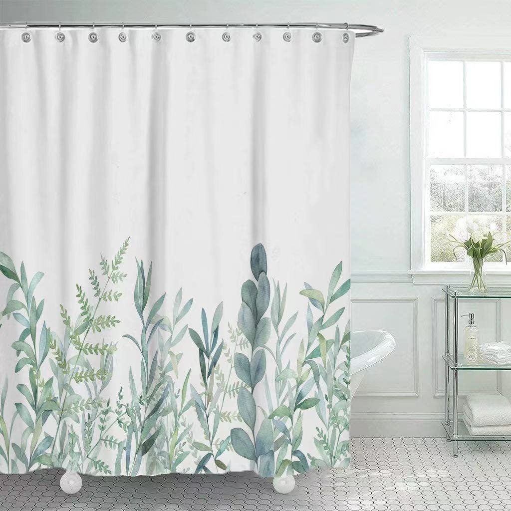 Decorative Botanical Shower Curtain: Add A Little Charm To Your Bathroom
