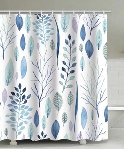 Decorative Botanical Shower Curtain: Add A Little Charm To Your Bathroom