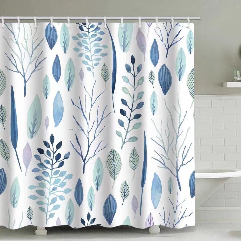 Decorative Botanical Shower Curtain: Add A Little Charm To Your Bathroom