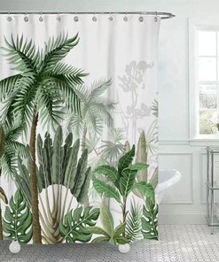 Decorative Botanical Shower Curtain: Add A Little Charm To Your Bathroom