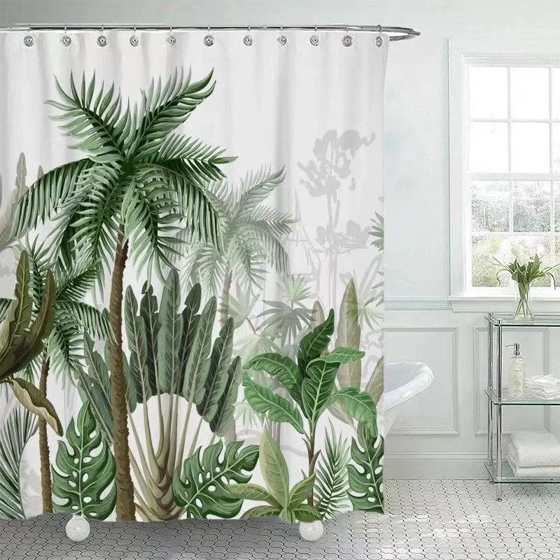 Decorative Botanical Shower Curtain: Add A Little Charm To Your Bathroom