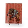 Decorative Elephant Shower Curtain For Bathroom 