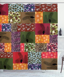 Decorative Geometric Pattern Shower Curtain Perfect For Modern Bathrooms