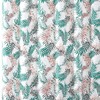 Decorative Palm Leaves Tropical Shower Curtain, Bathroom Decor by VCNY Home