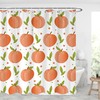 Decorative Peach Shower Curtain For Elegant Bathroom Decor