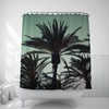 Decorative Tropical Bath Palm Tree Shower Curtain for Bathroom Decor MG033