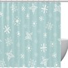 Decorative Winter Christmas Snowflakes Unique Shower Curtain