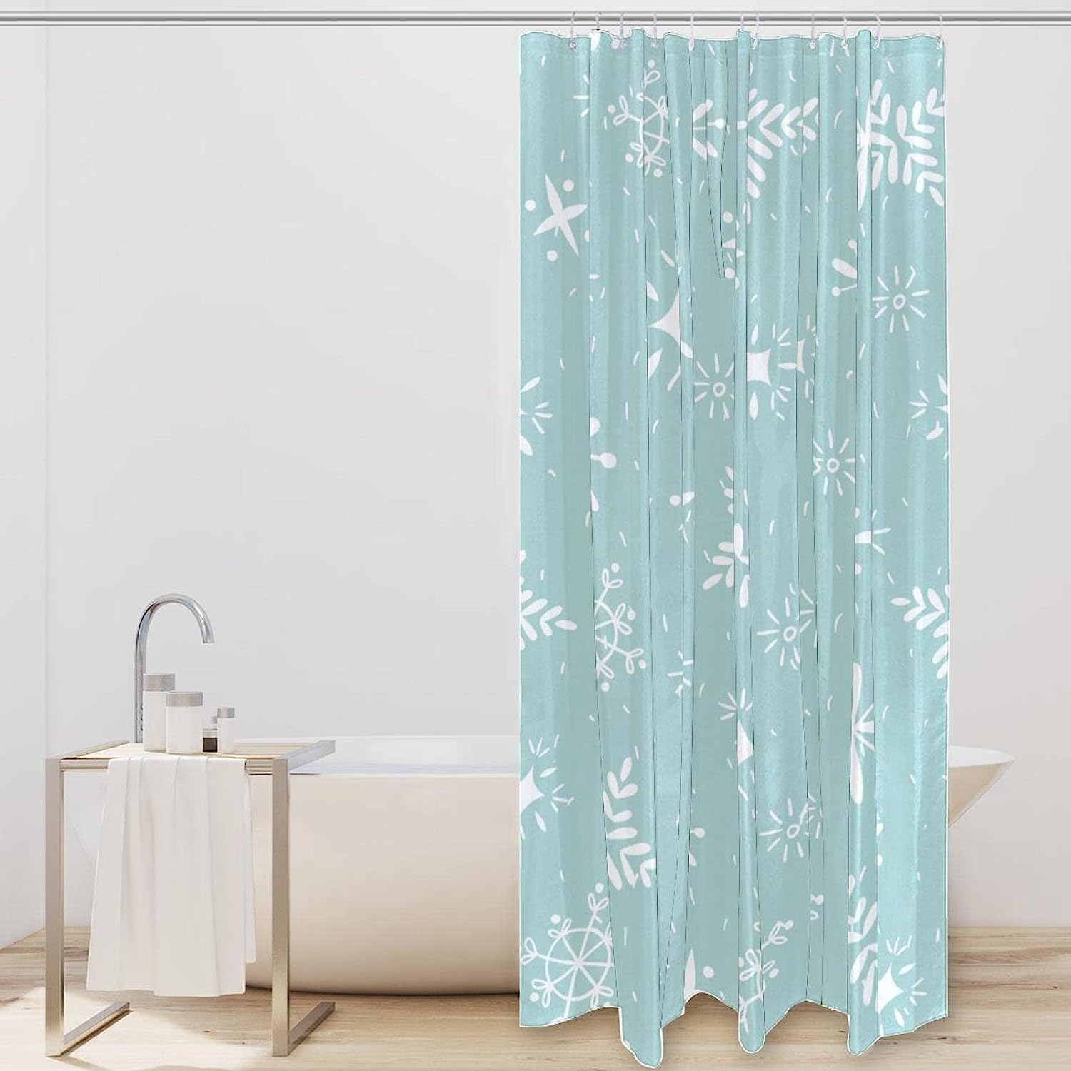 Decorative Winter Christmas Snowflakes Unique Shower Curtain