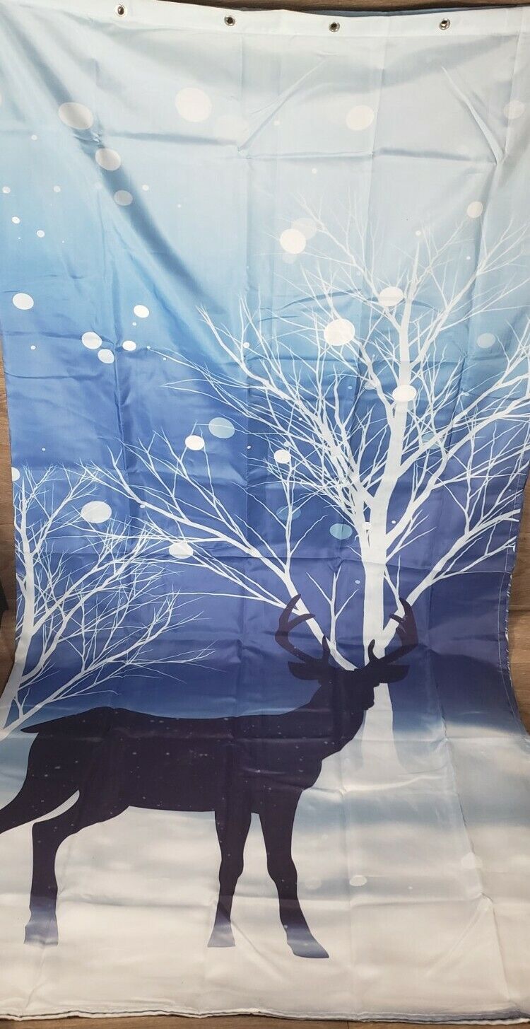 Deer And Antelope Shower Curtain For Animal Lovers
