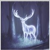 Deer Forest Scene Shower Curtain - Rustic Bathroom Decor