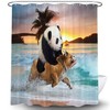 Deer In The Forest Shower Curtain