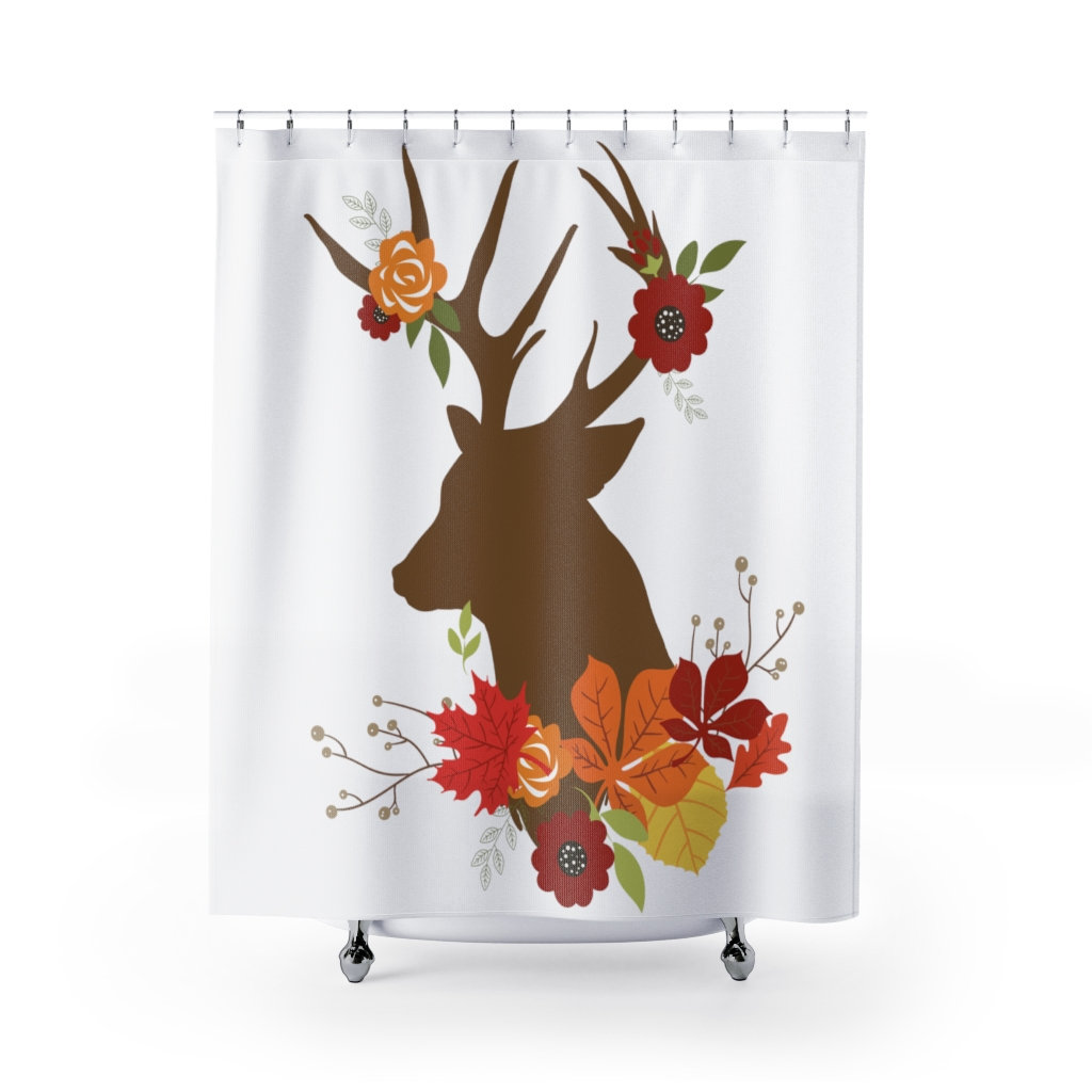 Deer Shower Curtain - Add Some Grace To Your Bathroom Decorr