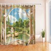 Delicate Garden Flowers Shower Curtain