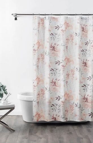 Delicate Liana Bath Guestroom Floral Shower Curtain, Perfect For Your Home Decor