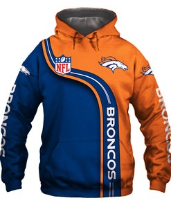 Denver Broncos Hoodie 3D All Over Print Cute Zip Hoodie Pullover Gift For Fans