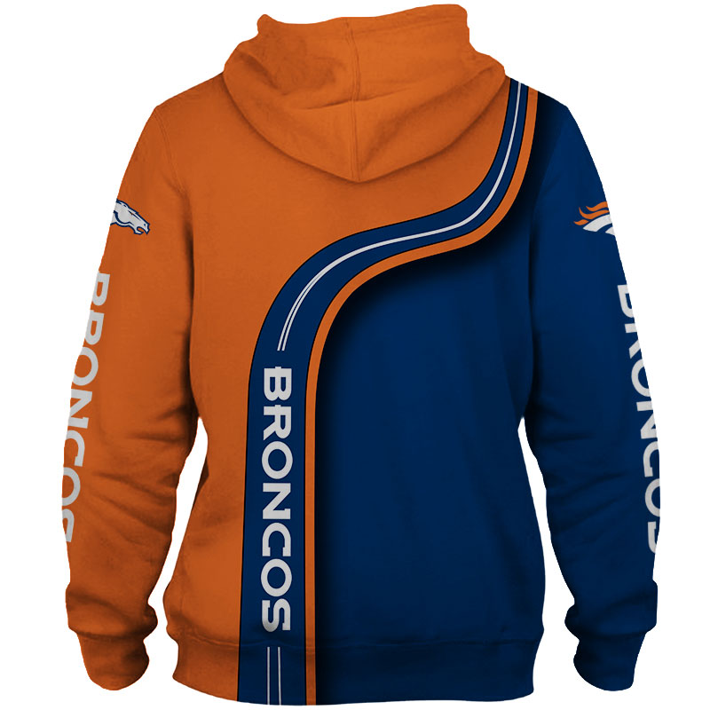 Denver Broncos Hoodie 3D All Over Print Cute Zip Hoodie Pullover Gift For Fans