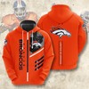 Denver Broncos Hoodie 3D All Over Print No 1 Gifts For Fans