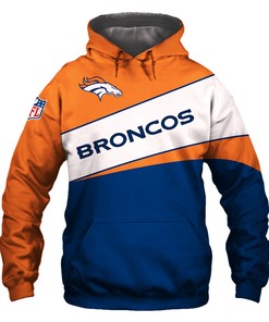 Denver Broncos Hoodie 3D All Over Print Zip Hoodie With Custom Design