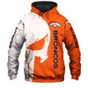 Denver Broncos Hoodie 3D Skull Printed Custom All Over Print Hoodie For Fans