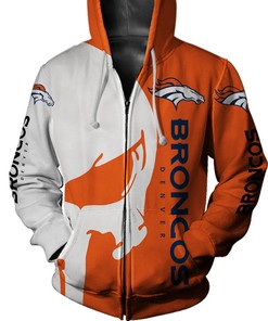 Denver Broncos Hoodie 3D Skull Printed Custom All Over Print Hoodie For Fans