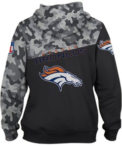 Denver Broncos Military Hoodie 3D All Over Print Zip Hoodie New Season Design